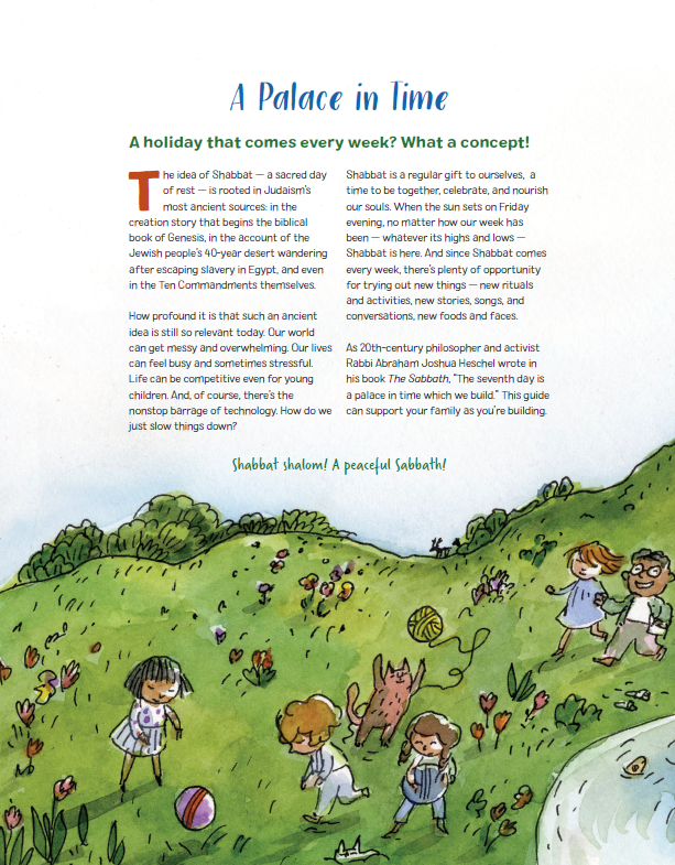 A Palace in Time: A PJ Library Family Guide to Shabbat